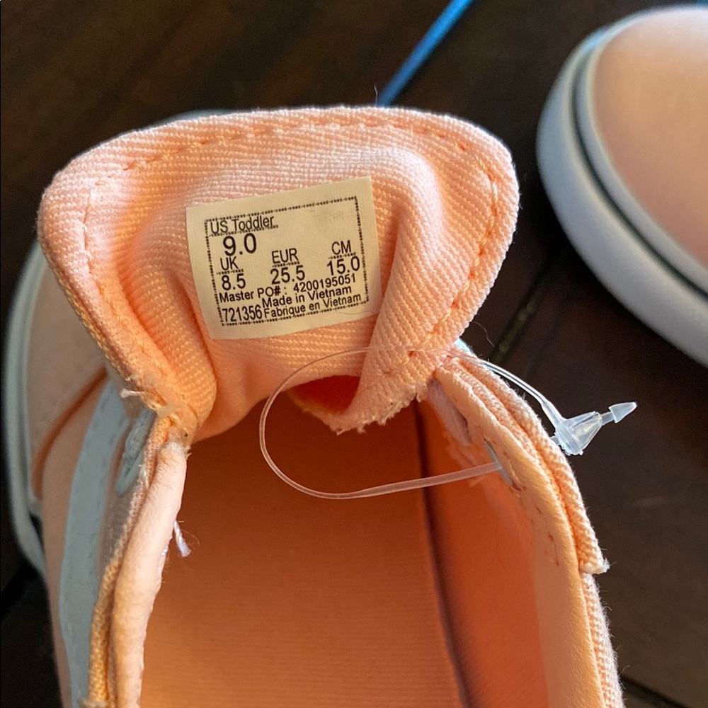 Vans Orange and White Skate Sneakers - Picture 5 of 5